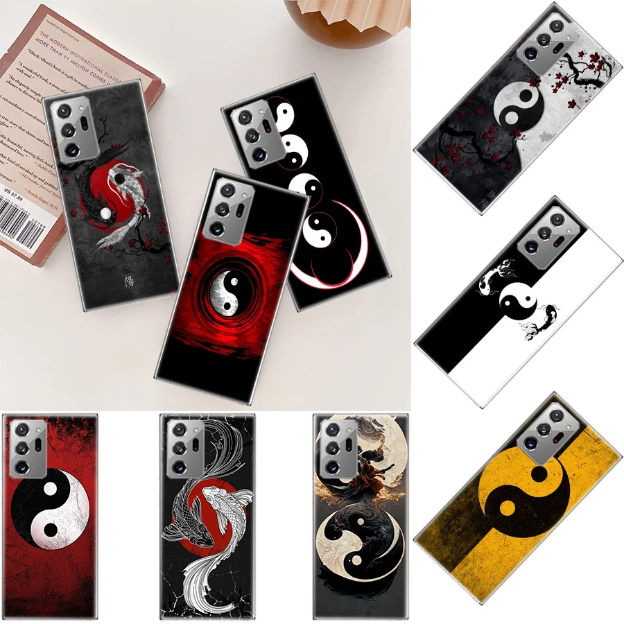 Eight Diagrams Taiji Yin Yang Phone Case For Samsung Galaxy S20 S23 FE S21 S10 Plus S24 S22 Ultra Coque S10E S9 S8 S7 Edge Cover