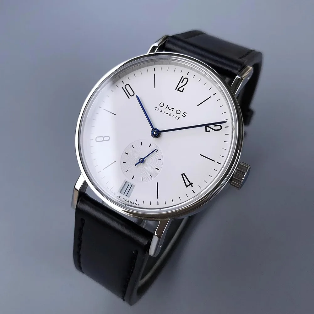 38.5mm Bauhaus Automatic Mechanical Watch For Seagull ST1731 Self-winding Movement Waterproof Transparent Bottom Watch For Men