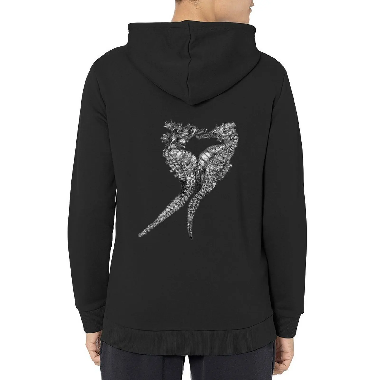 

Chris and Gladis - Seahorses in love Hoodie blouse japanese style aesthetic clothing autumn new products designer hoodies