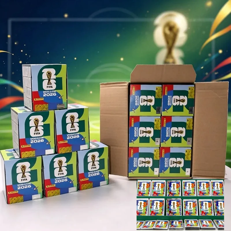 In Stock New 2026 Panini World /*Cup Sticker Pack Panini Soccer Card Soccer Memorabilia Collection Panini Football Cards Gifts