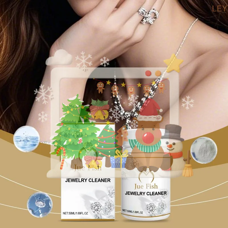 

Jue-fish Jewelry Cleaner Solution Gentle Remove Rust Grime & Tarnish Restores Sparkle Polishing Anti-oxidant For Jewelry Care
