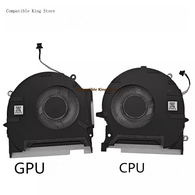 L+New Original Laptop Cooling CPU+GPU Fan for HP Omen 7 8 9 Plus 17-CK CM TPN-Q266 fan M78888-001 M78889-001