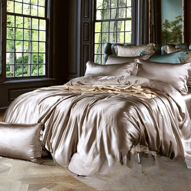 Heavy 25 mmi 100% mulberry silk four-piece set