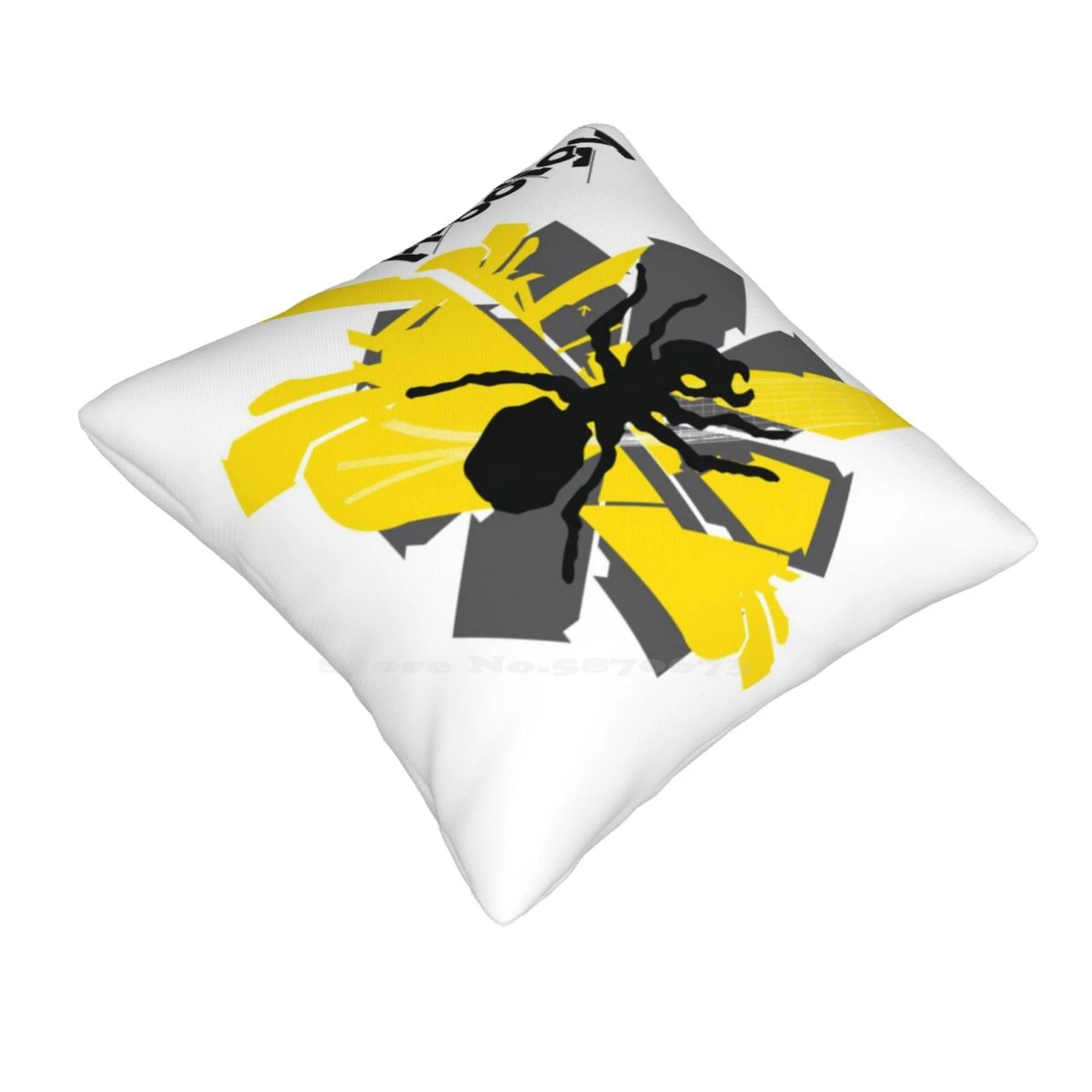 Prodigy Ant Logo Home Sofa Car Cushion Cover Pillowcase Rave 90S Techno 80S Retro Dance Vintage Dj Edm Party Acid House