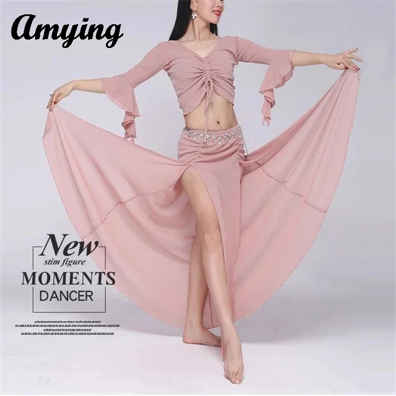 Ladies Belly Dance Long Dresses Sexy Stage Performance Dress New Women PracticeTraining Dress Large Jazz Dress Large Clothing