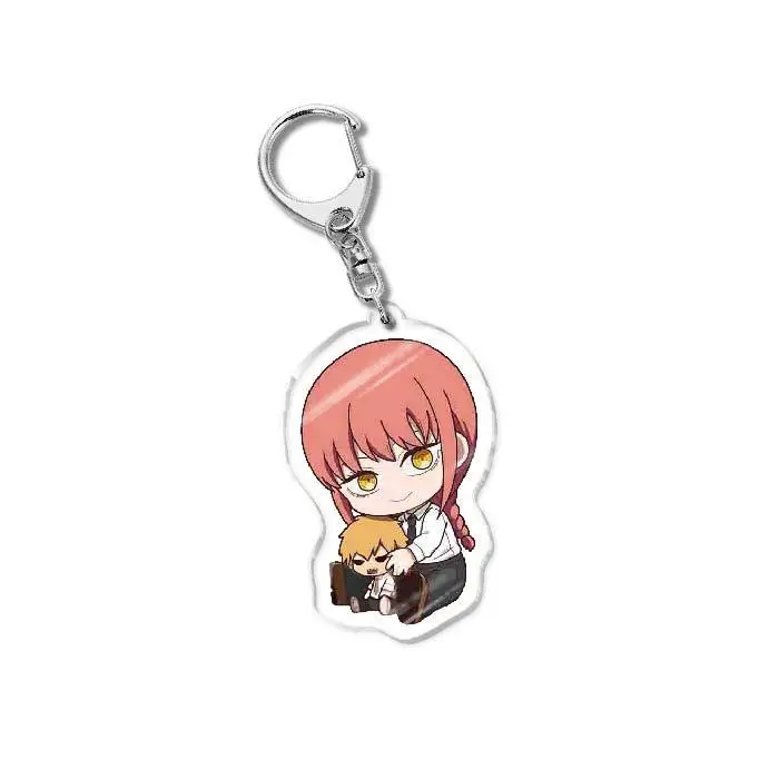 Anime Chainsaw Man Acrylic Keychain Animation Related Products Girl Gift Bag Charms Souvenir Key Chain Creative Pendant Jewelry