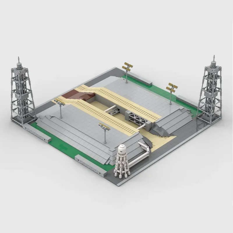 Stacja Kosmiczna Moc Klocki Konstrukcyjne Ekspozycja Zestaw 10341 Klocki Techniczne DIY Zestaw do Składania Zabawki Konstrukcyjne na Prezent Świąteczny