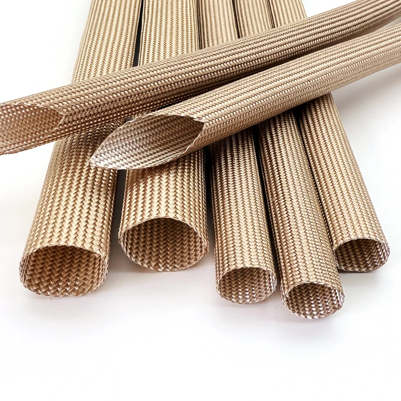 800/1000Deg.C Fiberglass Sleeve  Basalt Braided Cable Protector Insulation Superior Heat Resistance Wire Cover Multiple Sizes