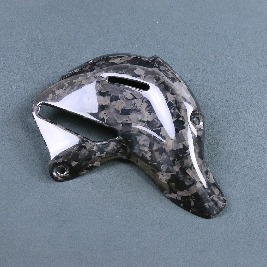 ドゥカティパニガーレ V4 V4S V4R オートバイ修正用カーボンファイバースプロケットカバーヒートシールド保護カバー 2018 +