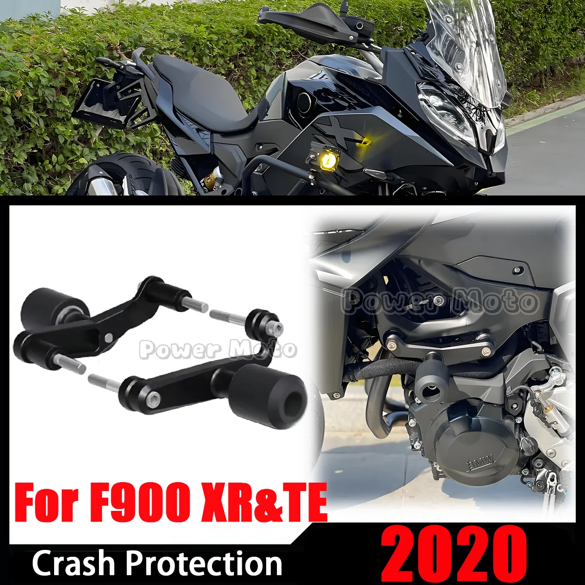 

Fit For BMW F900XR TE F900XR 2020 Motorcycle Falling Protection Engine Frame Slider Fairing Guard Crash Pad Side Protector