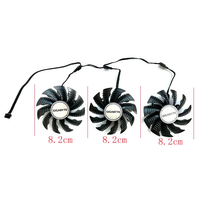 82MM nuevo para GIGABYTE Radeon RX6800 6800XT 6900XT GAMING OC ventilador de repuesto para tarjeta gráfica PLA09215S12H