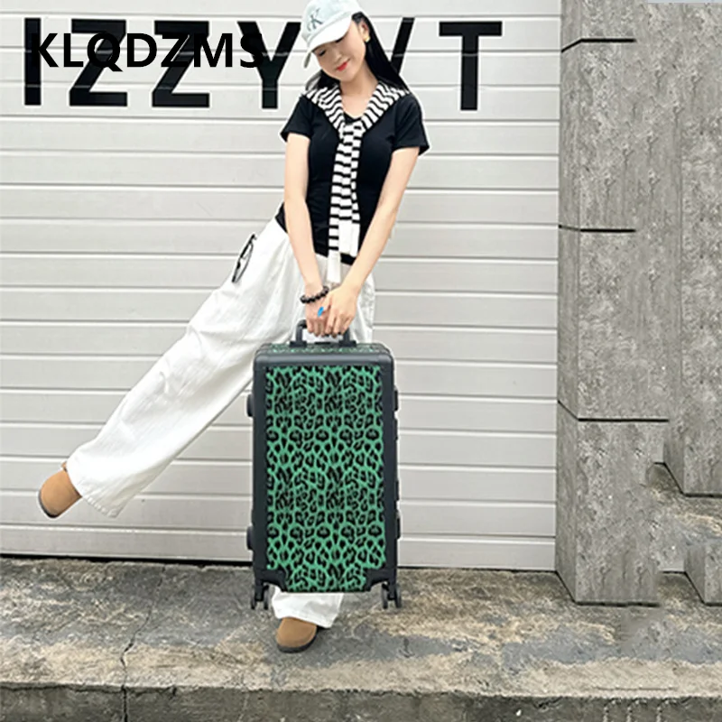 KLQDZMS Cabin Suitcase Large-capacity Trolley Case PVC Boarding Box 20 