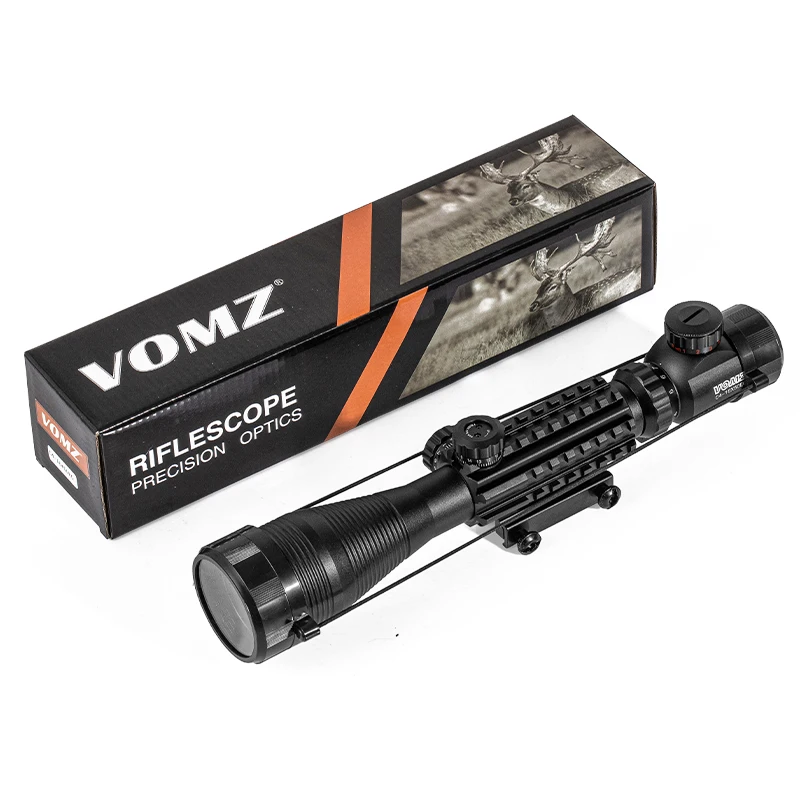 Imagem -06 - Vomz 416x50 Aoe eg Scope Tactical Optical Rifle Scope Holographic Deer Hunting Fishbone Scope