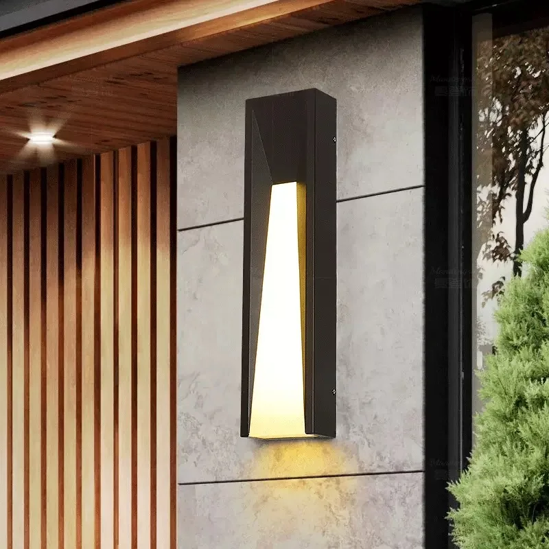 

Solar outdoor waterproof LED wall lamp Garden Garden lamp Wall Villa wall
