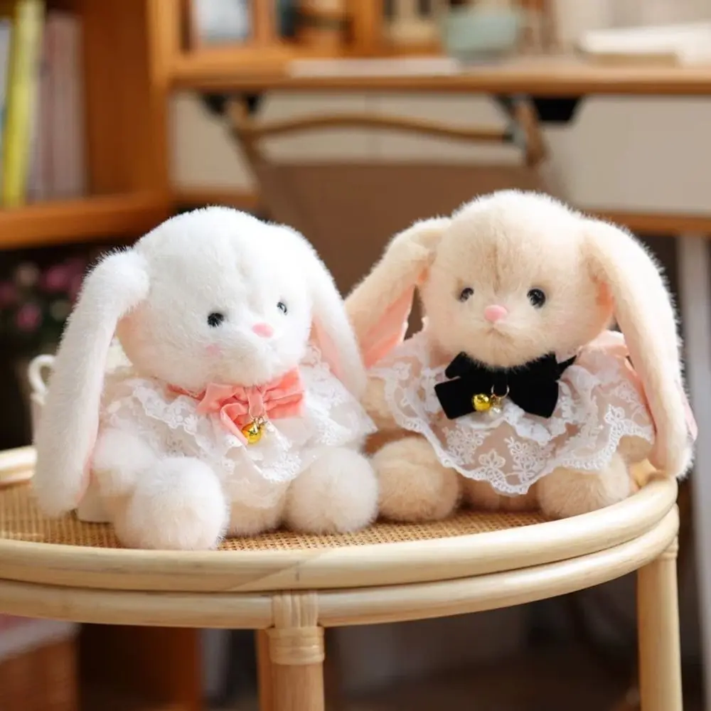 

Long Ear Big Ear Bunny Plush Doll Wear Sweater Soft Stuffed Animals Rabbit Toy Comfortable Handmade Rabbit Plush Toy Home Decor