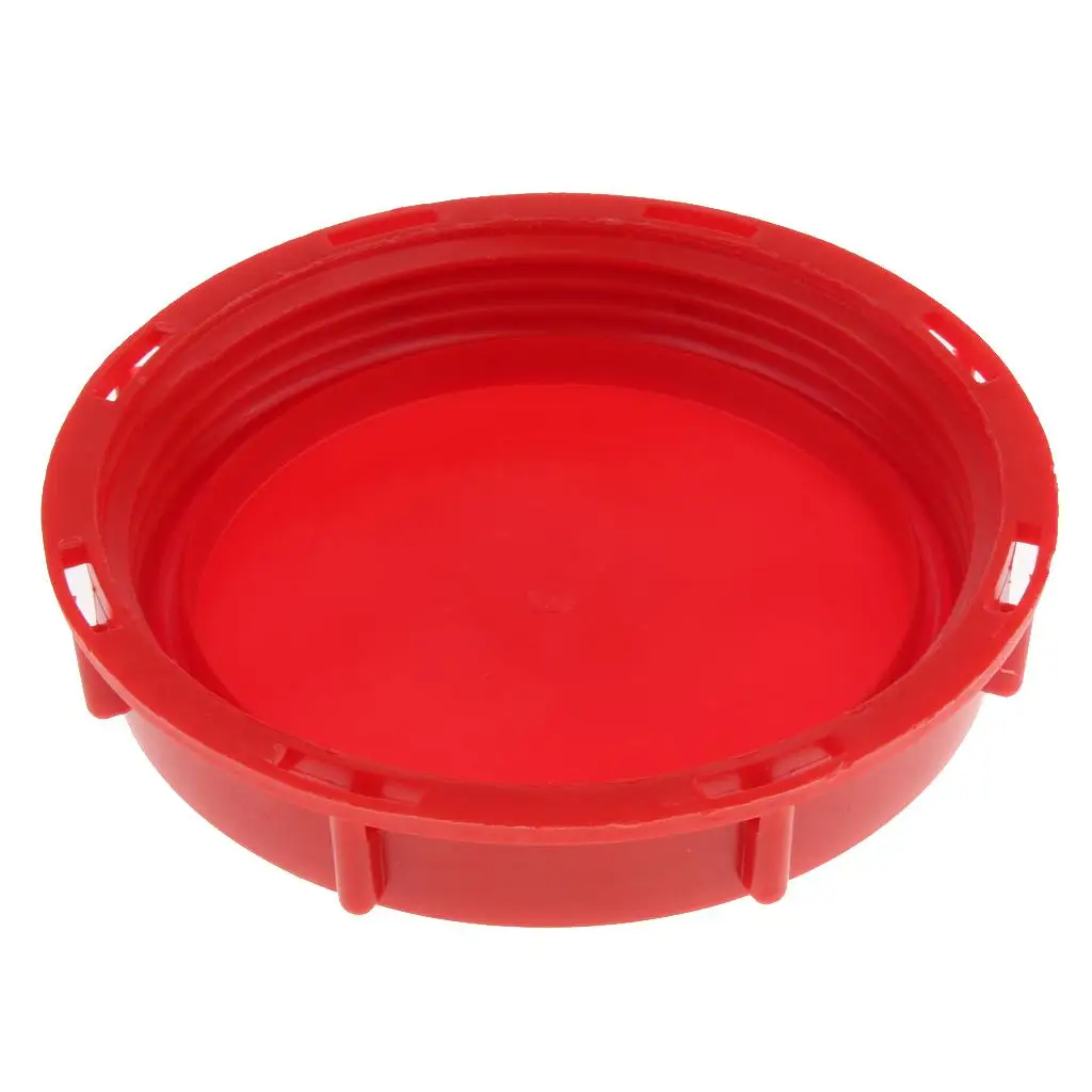 IBC Water Tank Cover Durable Polypropylene Red Lid Valve Adapter Parts for 1000L IBC Container Spray