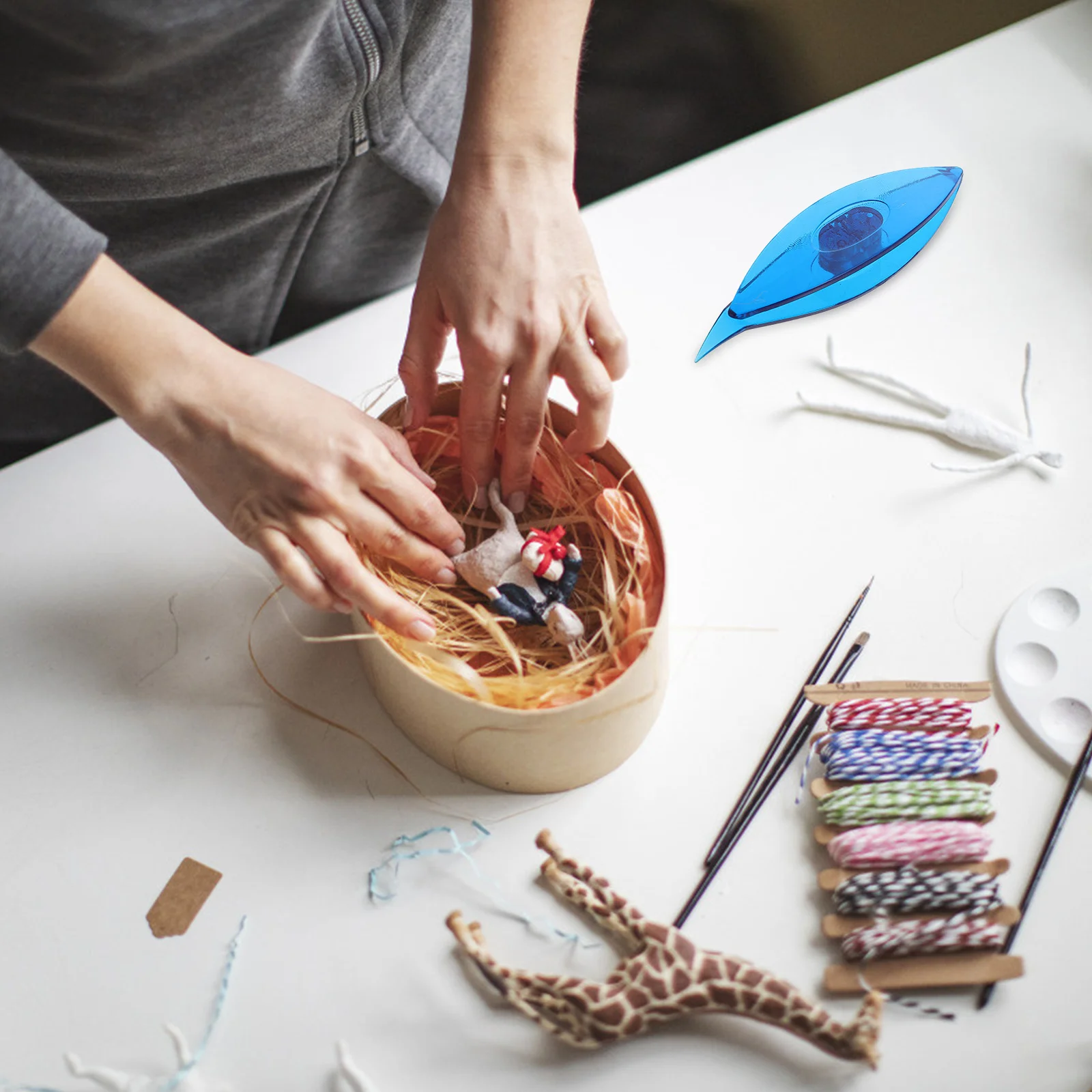 2 قطعة مكوكات الوشم البلاستيكية الحرفية الدانتيل صنع Diy بها بنفسك أدوات المكوك لليد الفن النسيج لوازم الحرف المنزلية دائم السلس #4