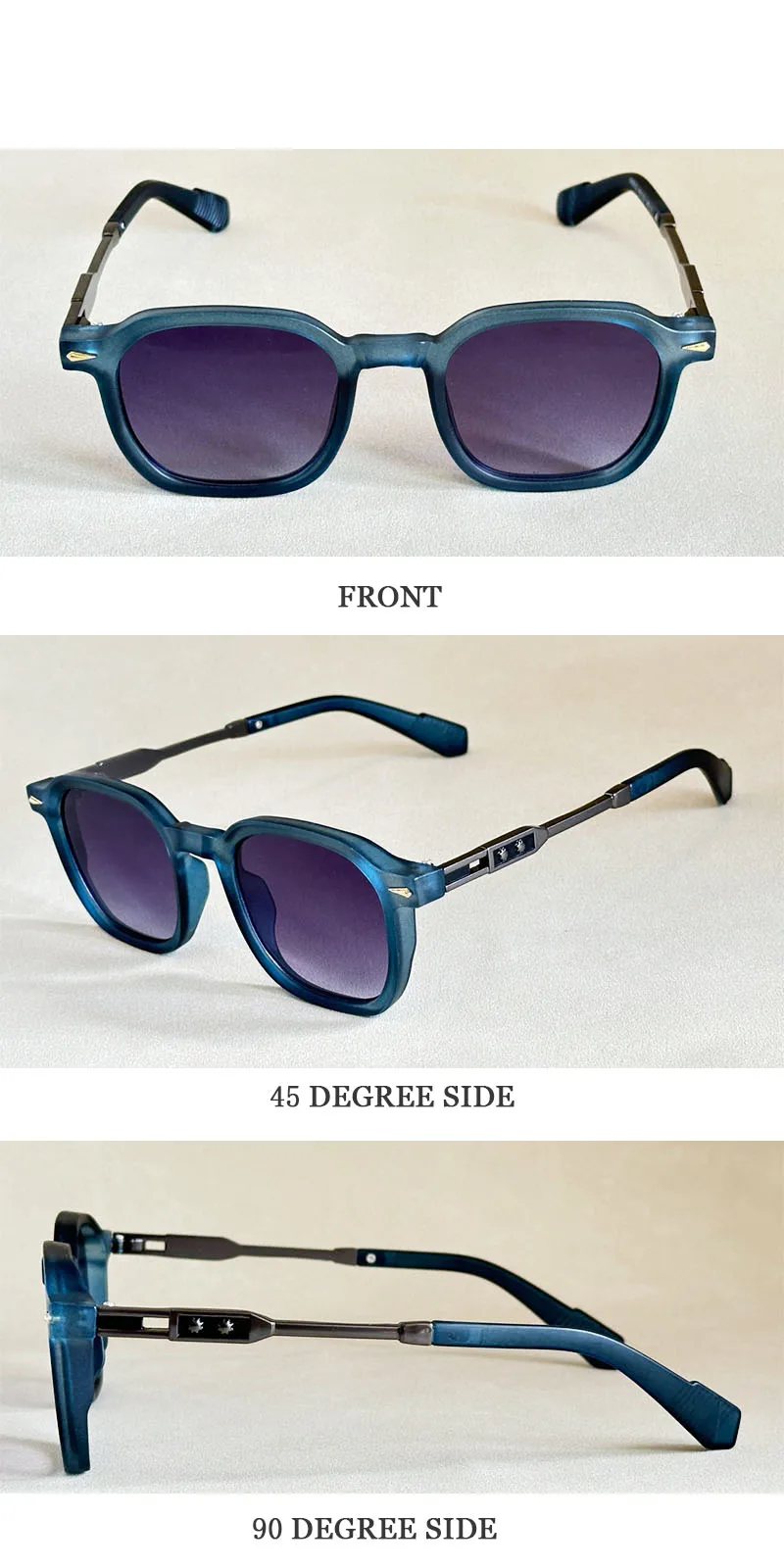 2025, Sonnenbrille Männer Vintage Sonnenbrille Frauen Retro Mode Gläser Urlaub Luxe Femme Lunette Soleil Femme Gafas De Sol Hombre – Detail 25