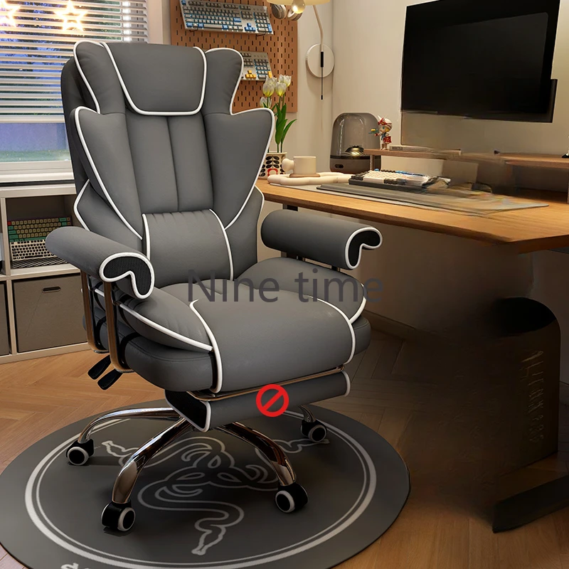 

Ergonomic Lumbar Chairs Footrest Recliner Extension Adjustable Office Chairs Gamer Comfortable Silla Plegable Home Furniture