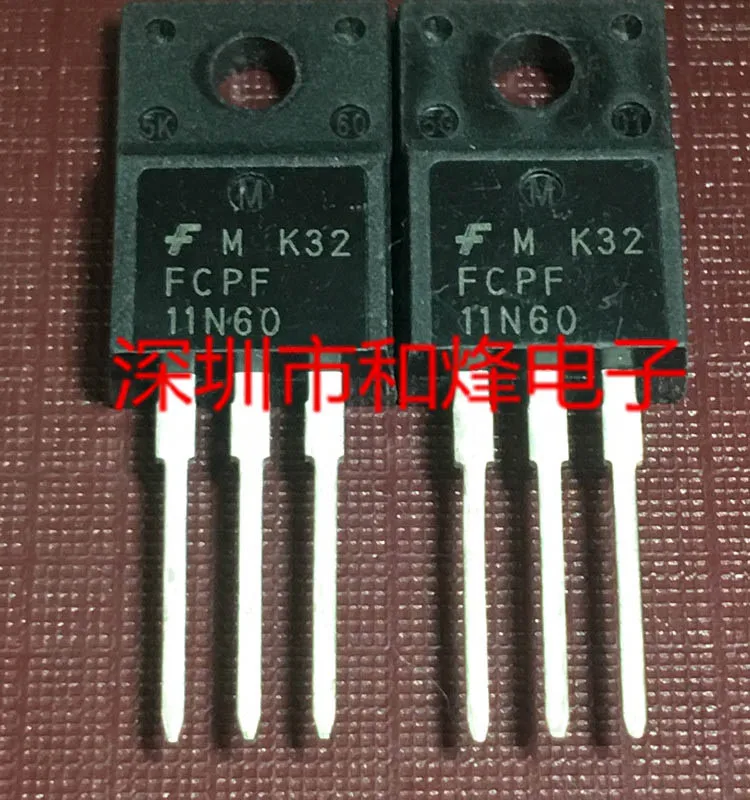 

20PCS/LOT FCPF11N60 TO-220F 650V 11A Datasheet - Electronic Component for Professional Use