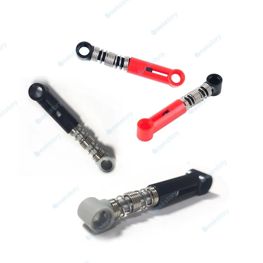 MOC 4 SZT./8 SZT. Miękka/Twarda Sprężyna Amortyzator Wahacza Sprężyna Zawieszenia Technologia Klocki Konstrukcyjne Części 76537 731c04 DIY Zabawka Cegiełki