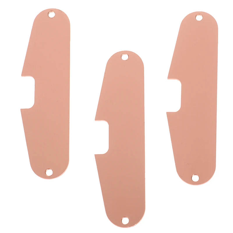 3pcs/pack Copper Single Coil Guitar Pickup Baseplate For ST-Style Guitar Metal Pickup Baseplate Pickup Instrument Parts