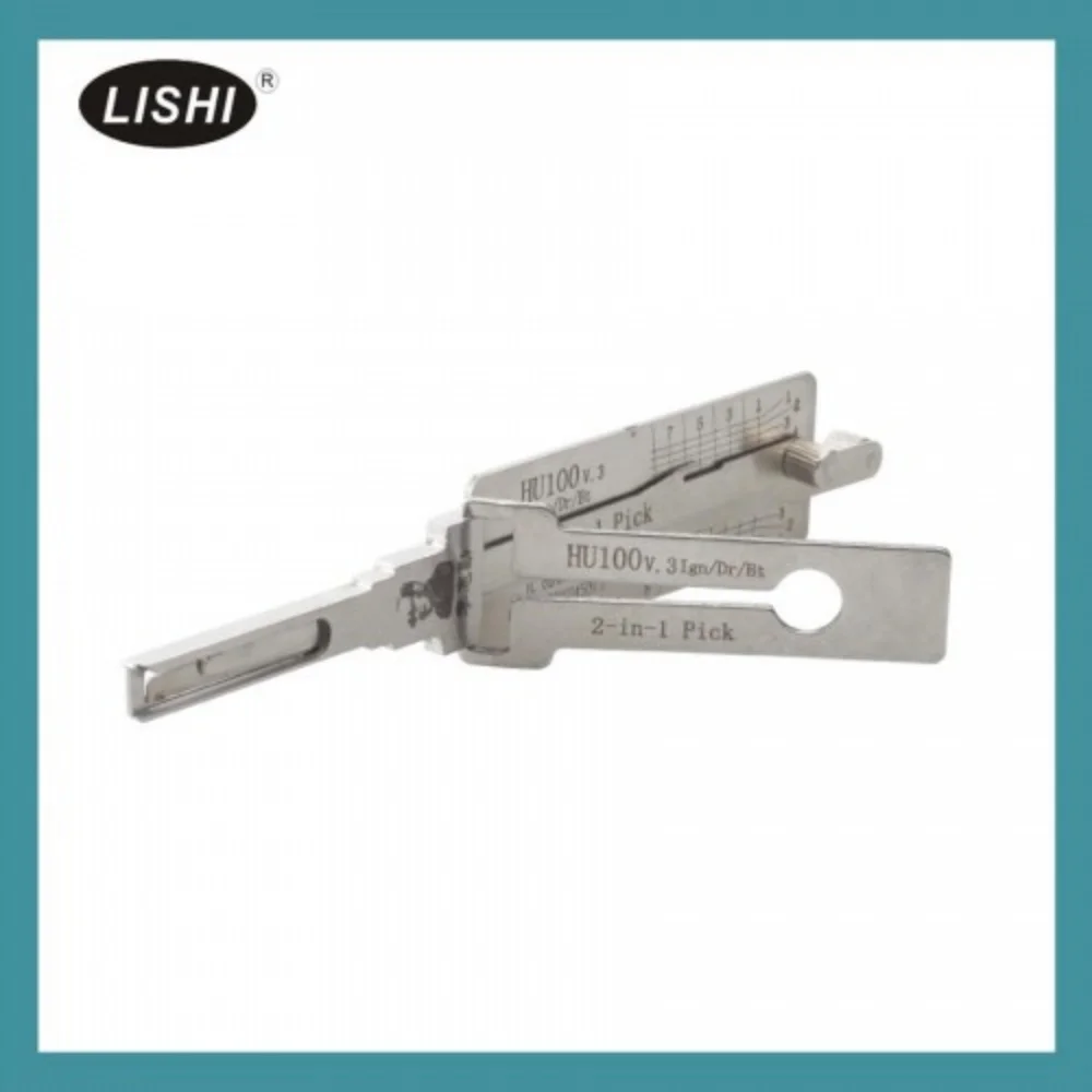

LISHI HU100 2-в-1 Отмычка и декодер для Opel/Buick/Chevy