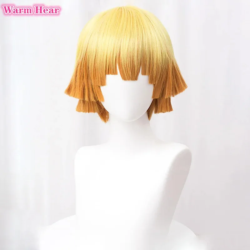 アニメキャラクターのアタグマゼンニッツのコスプレウィッグ。ハロウィン、クリスマス、アニメ展示会のパーティーに最適です。