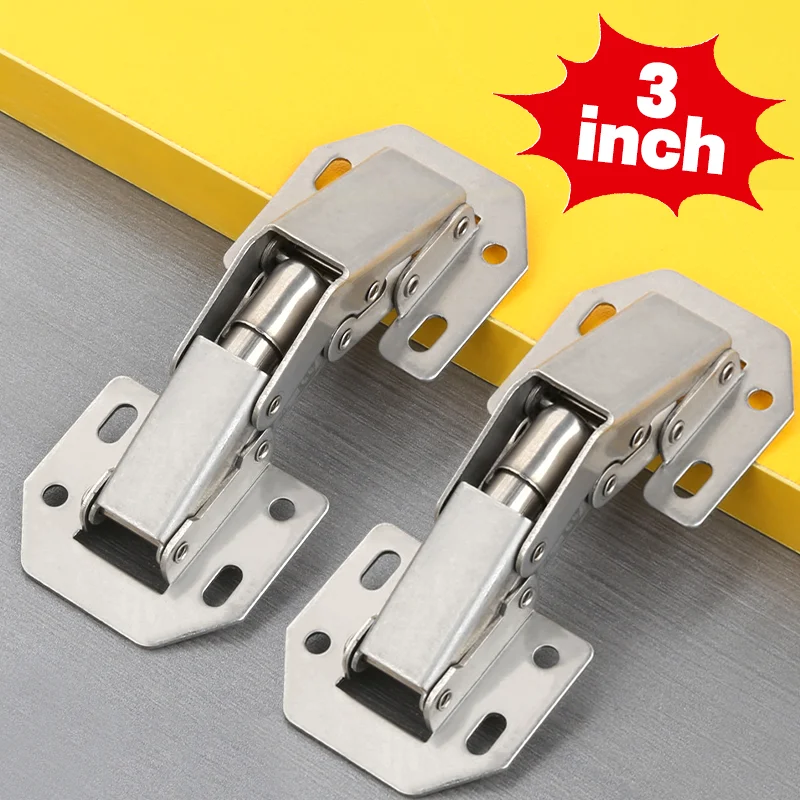 90 Degree Cabinet Hinges No-Drilling Hole Cupboard Door Hinges Furniture Cushion Hinge 1/3/5/10/16/24pcs