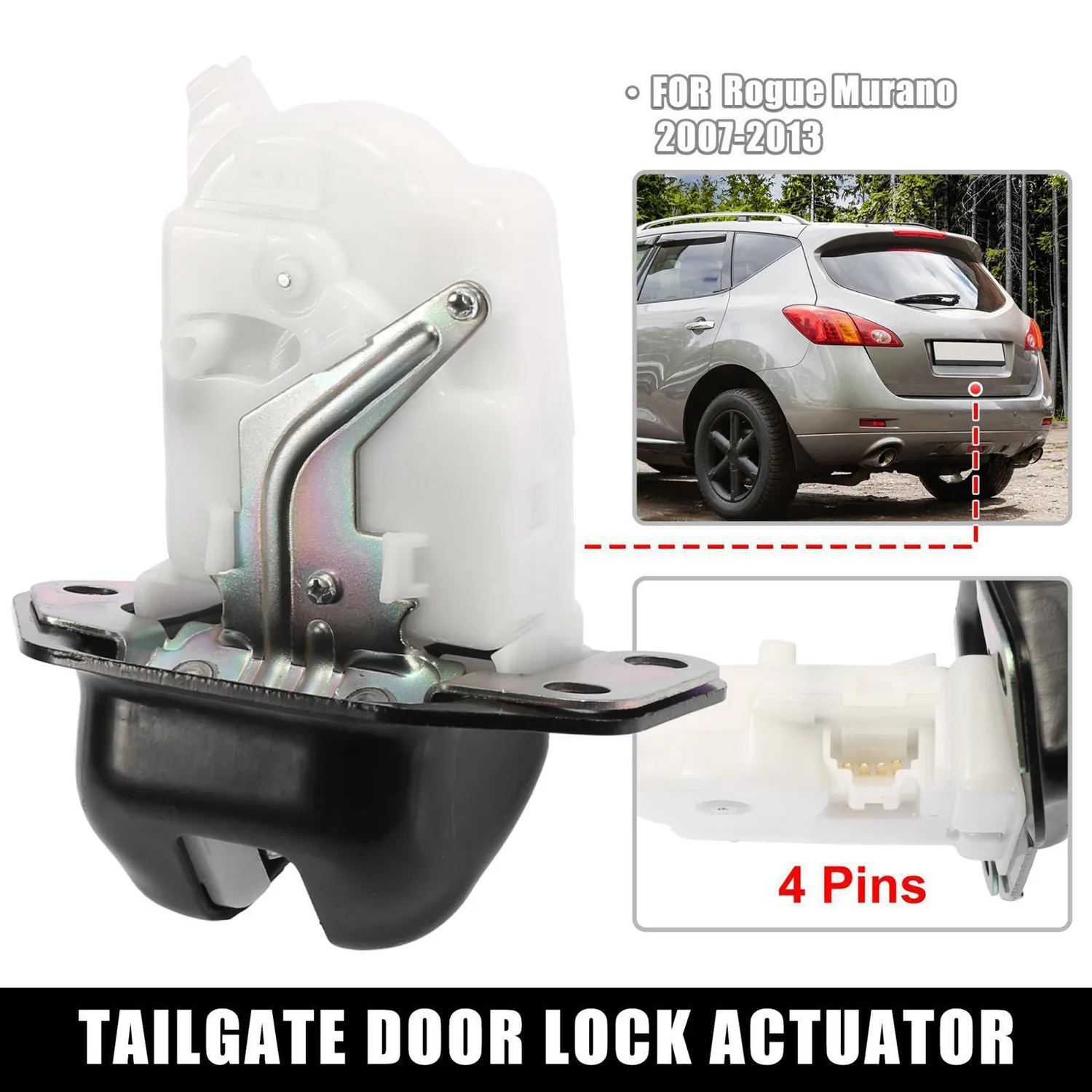 90502-CA00C 90502-EN00A Tailgate Boot Lid Trunk Lock Actuator Latch for Nissan Leaf Versa Rogue Murano