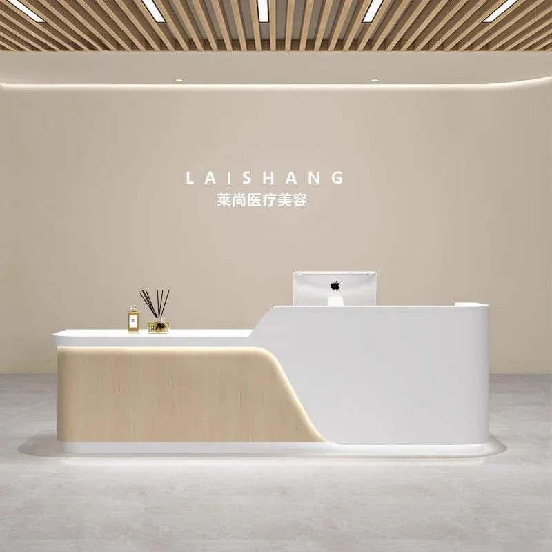 مكتب استقبال للشركة الحديثة البسيطة، مؤسسة التدريب، مكتب المعلومات، صالون التجميل، عيادة الأسنان، بار فاخر للأظافر #3