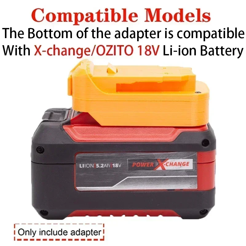 Battery Adapter/Converter for DEWALT 18/20V Li-ion tools to Einhell/X-CHANGE/OZITO 18V Li-ion battery adapter tool accessories