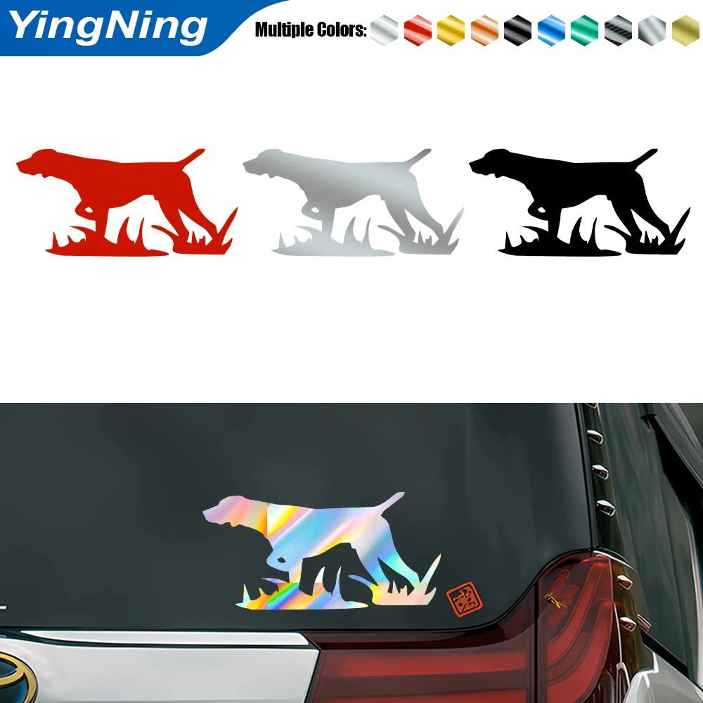 

Hunting Dog Car Sticker German Shorthaired Pointer Silhouette Vinyl Decal Waterproof Bumper Window Laptop Decor Car Accessories