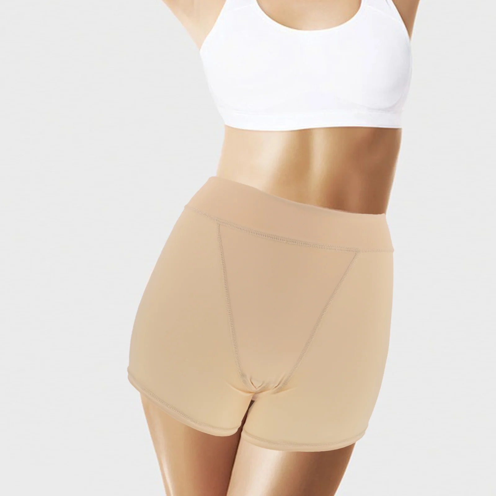 

L Size Peach Shape Butt Lifter Shapewear Padded Hip Enhancer for Women Silicone Cushion High Elasticity Breathable