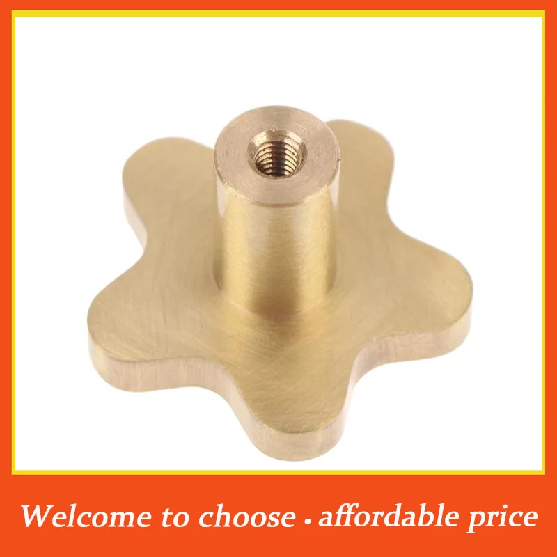 #Star Shaped Drawer Pulls Pure Copper Rust Resistant Cabinet Knobs for Kids Nursery Bedroom Wardrobe Furniture Decor