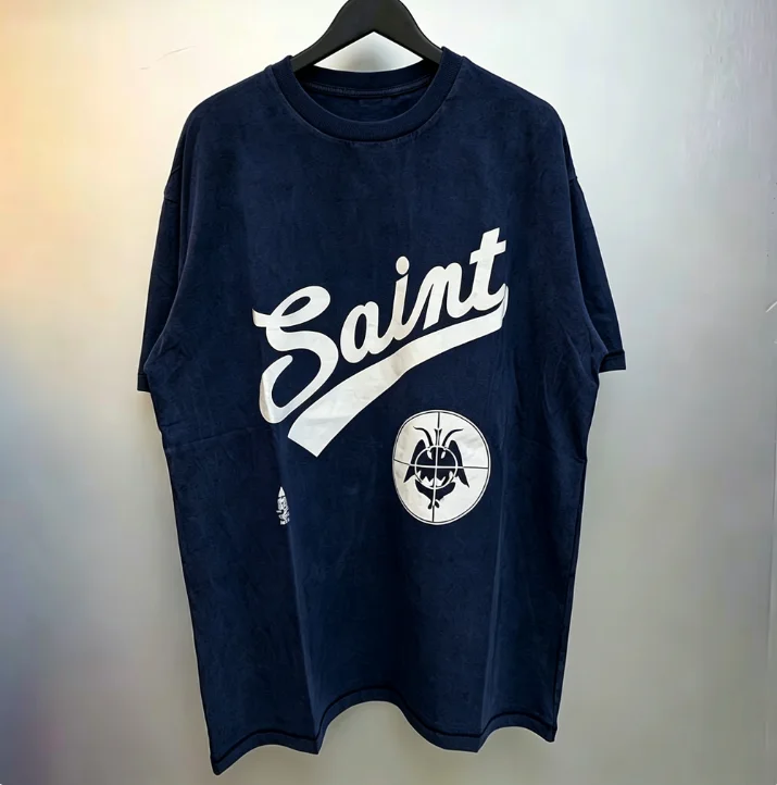 2026 Summer New Men's Vintage Grunge T-shirt Rock Style Graphic Print Casual Cotton Short Sleeve Top