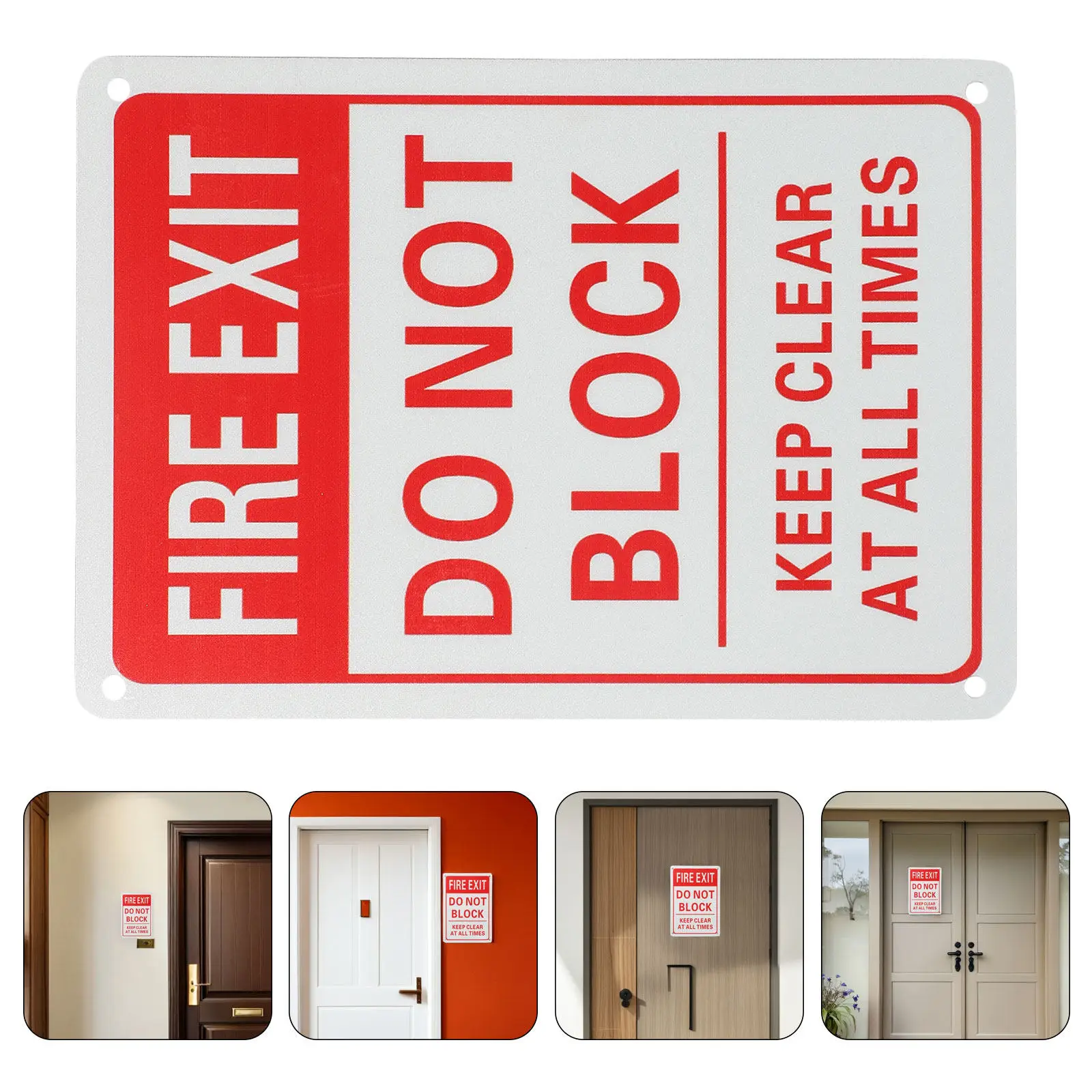 2pcs-fire-exit-sign-metal-emergency-exit-label-do-not-block-safety-plate-for-supermarkets-factories-offices-do-not-block-sign
