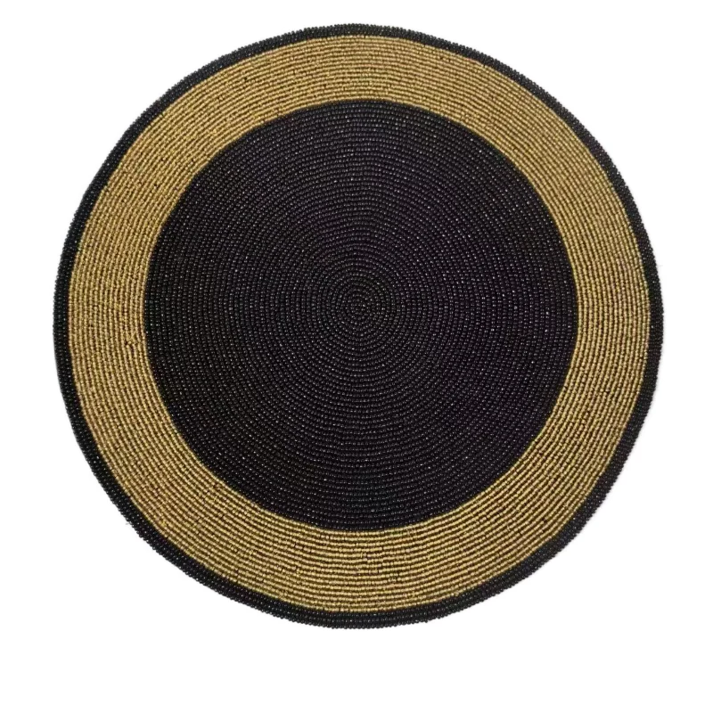 The factory directly processes and customizes natural shell round beaded table mats, handcrafted cups and plates, table plates,