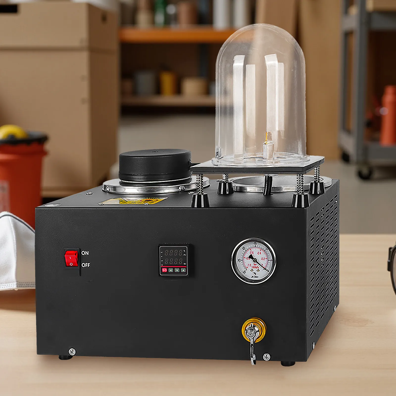 Acrylic Vacuum Chamber Dome Cover for Jewelry Casting Equipment Spot Welder Vacuum Casting Machine Spare Part Real Time
