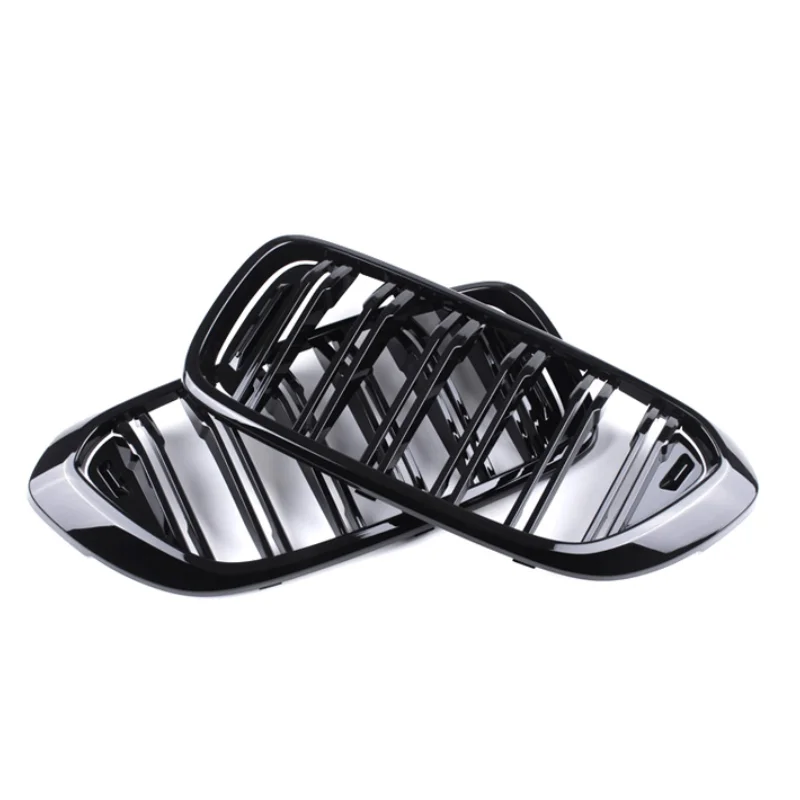 

Gloss Black Single Double Slats 3 Colors Bumper Kidney Grill for BMW 6 Series GT G32 2017-2019 M Style Facelift Mesh Grille