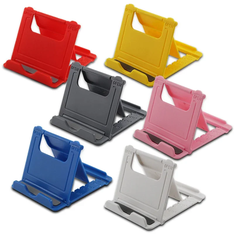 Portable Phone Lazy Holder Multi-angle Adjust Universal Foldable Mobile Phone Tablet Desk Stand Holder Accessories - view 2