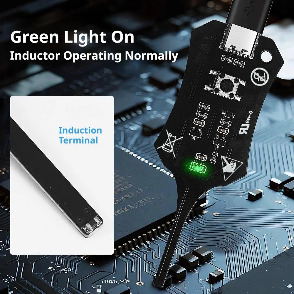 Inductance Tester Mainboard Coil Test Module Electromagnetic Induction Fault Detector Tool For Electronic Equipment Repair