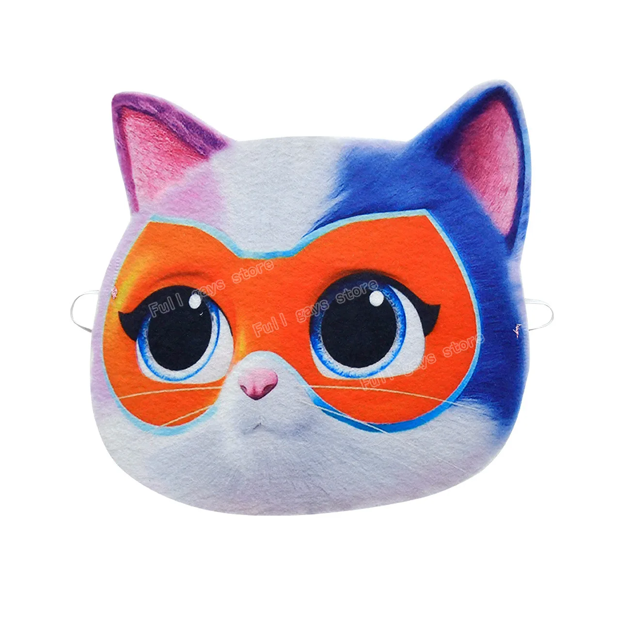 Cosplay Anime SuperKitties Mask Kids Birthday Party Toy Mardi Gras Cute Felts Face Masks Festive Supplies Baby Shower Gifts