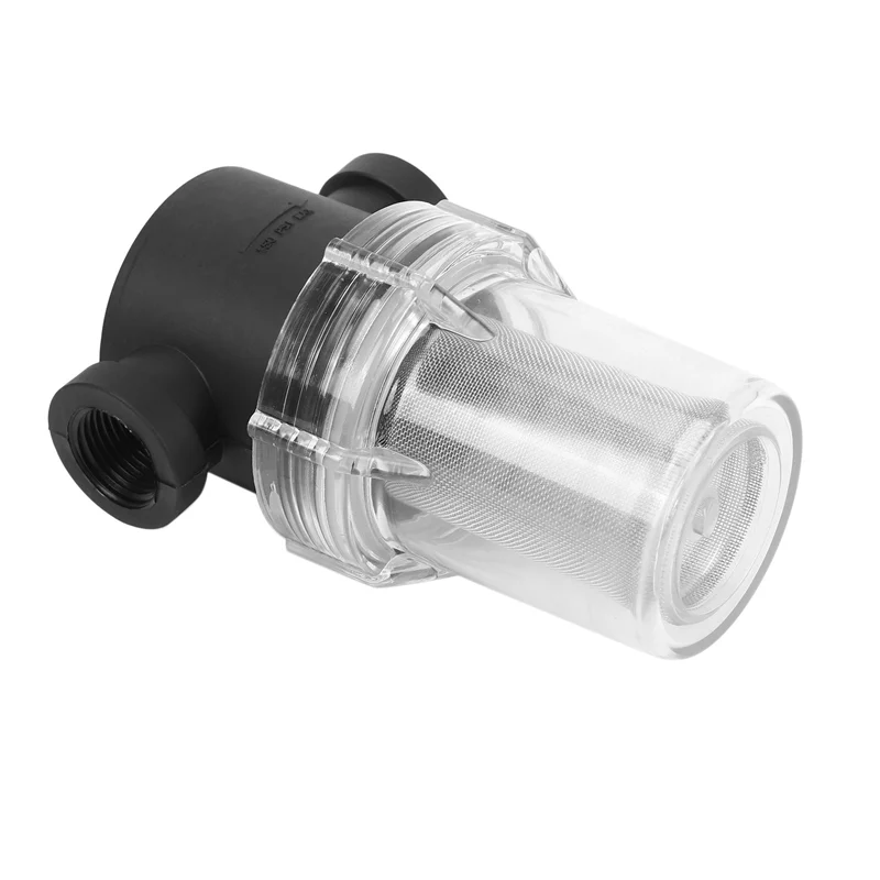 AA49 3X Wasfilter 1/2 Inch Inline Mesh Zeef Waterpomp Irrigatie High Flow Pijpleiding Filter Tuinieren Inlaat Water