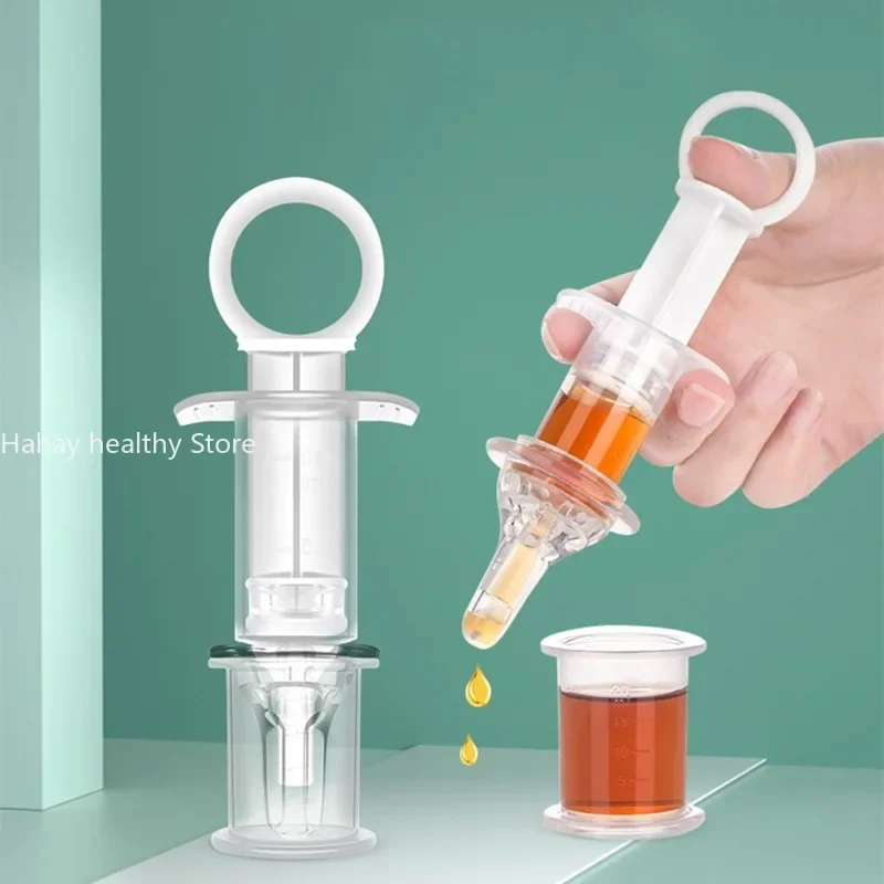 Baby Syringe Shape Feeder Newborn Dropper Medicine Feeder Needle Feeder Squeeze Medicine Dropper Dispenser Pacifier Baby Stuff