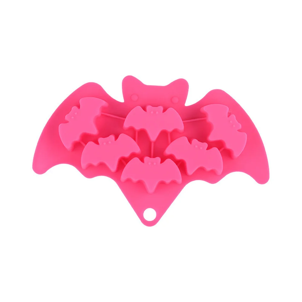 Halloween Molds For Baking Silicone Ghost Bat Mould Non-Stick Chocolate Jelly Fondant Cake Mold For Handmade Party Supplies