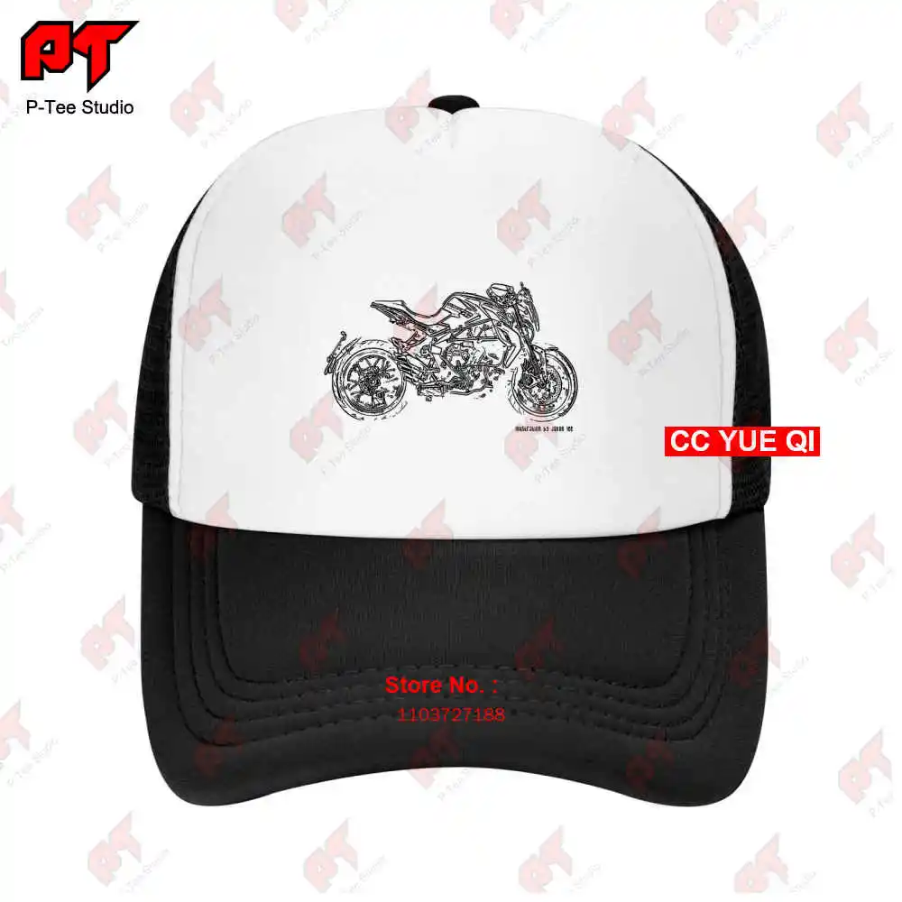 Jl Illustration For A Mv Agusta Brutale Dragster 800Rr Motorbike Fan Baseball Caps Truck Cap 1VJ5