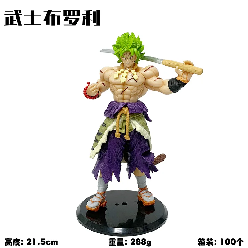 Dragon Ball Goku Broli Anime Action Figure Gk Figurine Super Saiyan Modello fatto a mano Ornamento Decorazione Giocattolo Ventole per bambini Regalo di fascino