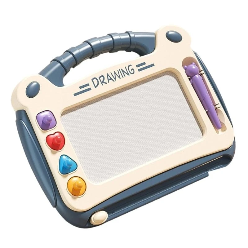 Painting Board with Stamp and Pen Drawing Toy for Preschool Learning