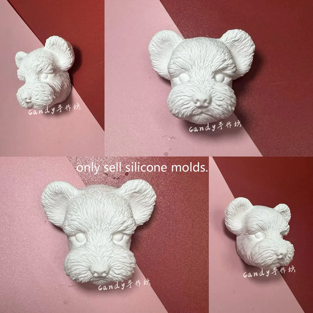 Schnauzer Dog Memorial Silicone Mold, for Epoxy Resin Aroma Gypsum, DIY Pet Keepsake & Fridge Magnet, Unique Gift for Pet Lovers